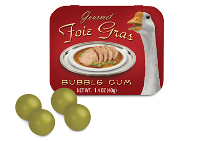 Gourmet Foie Gras Bubble Gum