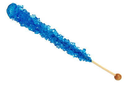 Blue Raspberry Rock Candy Stick