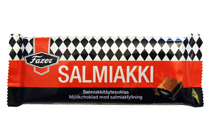 Fazer Salmiakki Milk Chocolate (100g)