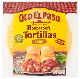 Old El Paso Tortillas Corn 8 Pack (12 x 335g)