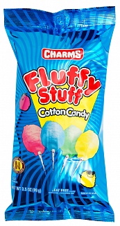 Charms Fluffy Stuff Candy Floss (99g) (Case of 24)