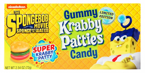 Spongebob Squarepants Gummy Krabby Patties (12 x 72g)