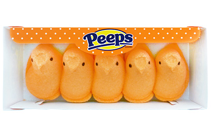 Peeps Orange Marshmallow Chicks (5ct)