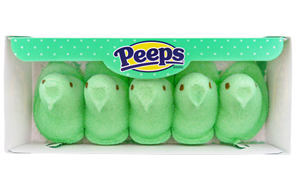 Peeps Green Marshmallow Chicks (5ct)