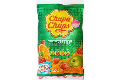Chupa Chups Fruit Lollipops 120 Pack (1.44kg)