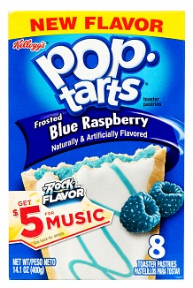 Frosted Blue Raspberry Pop Tarts