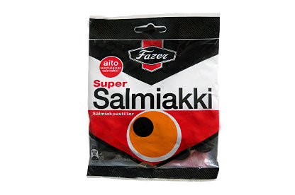 Fazer Super Salmiakki (80g bag)