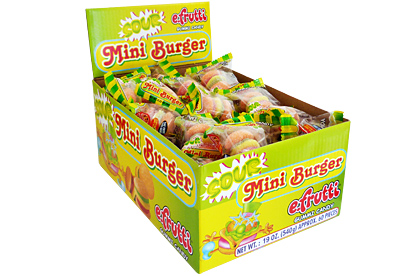 efrutti Gummi Mini Burger Sour (60 x 9g)