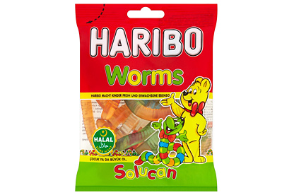 Haribo Worms (24 x 100g)