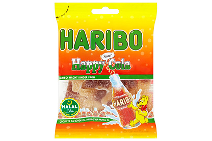 Haribo Sour Happy Cola (100g)