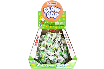 Sour Apple Blow Pops (Box of 48)