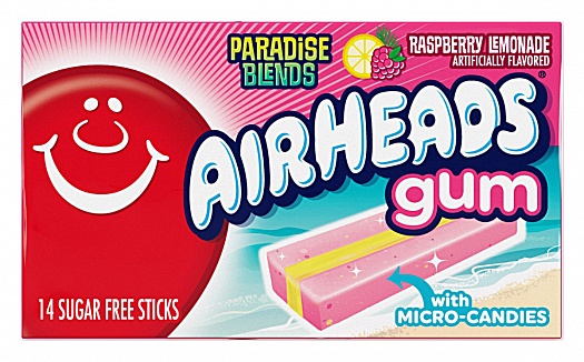 Airheads Gum Raspberry Lemonade (12 x 12 x 34g)