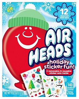 Airheads Holiday Sticker Fun Book (12 x 137g)