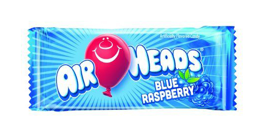 Airheads Mini Bars Bulk Blue Raspberry (11.4kg)