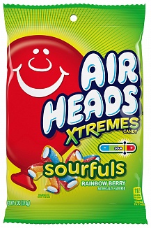 Airheads Xtremes Sourfuls Rainbow Berry (12 x 170g)