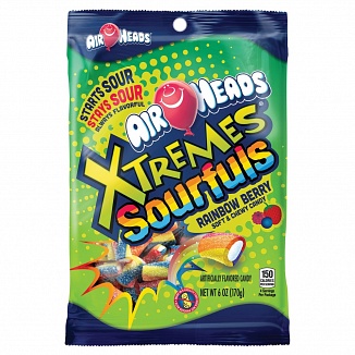 Airheads Xtremes Sourfuls Rainbow Berry (170g)