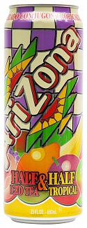 Arizona Half & Half Iced Tea Tropical (Case of 24)