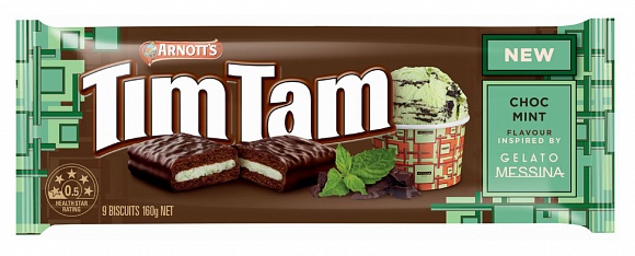 Arnott's Tim Tam Chocolate Mint (160g)