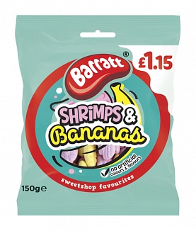 Barratt Shrimps & Bananas PMP £1.15 (12 x 150g)