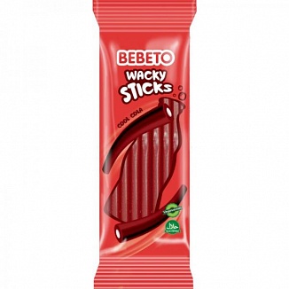 Bebeto Cola Wacky Sticks (24 x 160g)