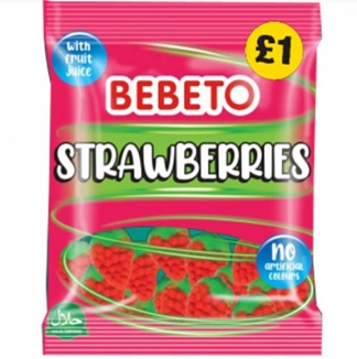 Bebeto Strawberries £1 PMP (10 x 150g)