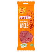 Bebeto Strawberry Laces (12 x 200g)