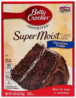 Betty Crocker Super Moist Cake Mix Chocolate Fudge (425g)