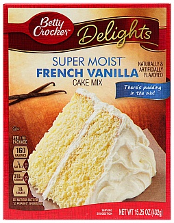 Betty Crocker Super Moist Cake Mix French Vanilla (12 x 432g)