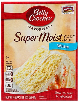 Betty Crocker Super Moist Cake Mix White (461g)