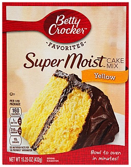 Betty Crocker Super Moist Cake Mix Yellow (425g)