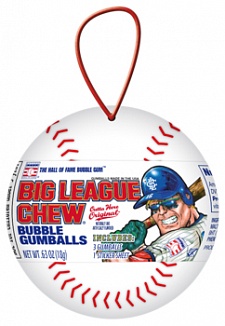 Big League Chew Baseball Christmas Ornament (24 x 18g)