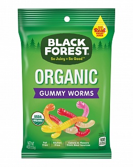 Black Forest Organic Gummy Worms (12 x 113g)