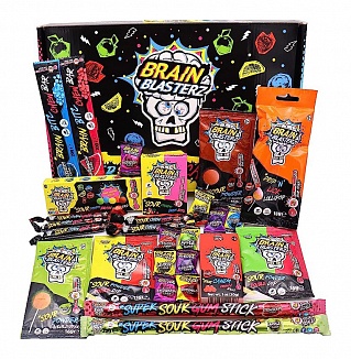 Brain Blasterz Super Sour Candy Gift Box (24 x 363g)