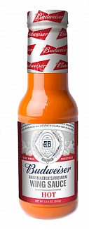 Budweiser BBQ Wing Sauce Hot (383g)