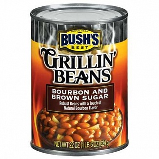 Bush's Best Grillin' Beans Bourbon and Brown Sugar (12 x 624g)