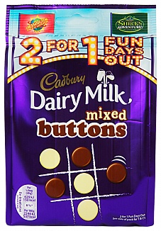 Cadbury Dairy Milk Mixed Buttons (10 x 115g)