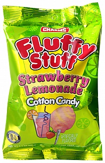 Charms Fluffy Stuff Strawberry Lemonade Candy Floss (60g)