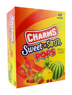 Charms Pops Sweet 'N Sour (12 x 48 x 18g)