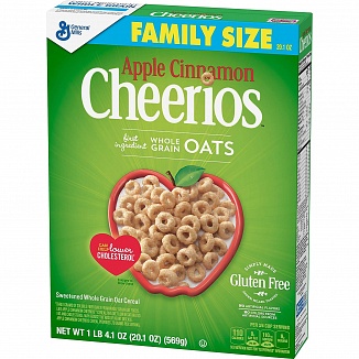 Cheerios Apple Cinnamon Family Size (12 x 569g)