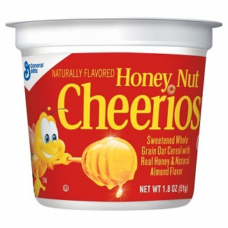 Cheerios Honey Nut Cereal Cup (12 x 51g)