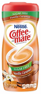 Coffee-Mate Coffee Creamer Sugar Free Vanilla Caramel (6 x 289g)