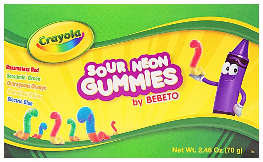 Crayola Sour Neon Gummies (70g)