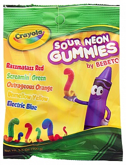 Crayola Sour Neon Gummies (99g)