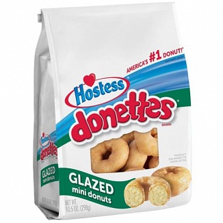 Donettes Glazed Mini Donuts (6 x 298g)