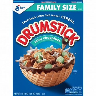 Drumstick Cereal Mint Chocolate Family Size (10 x 496g)