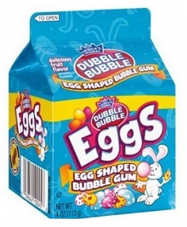 Dubble Bubble Egg Shaped Bubble Gum (24 x 113g)