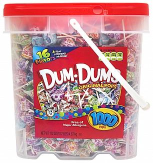 Dum Dums Original Pops Bucket (1000 pcs)
