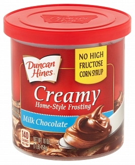 Duncan Hines Creamy Frosting Milk Chocolate (8 x 454g)