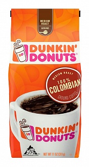 Dunkin' Donuts Ground Coffee Colombian (6 x 311g)