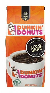 Dunkin' Donuts Dunkin' Dark Ground Coffee (6 x 311g)